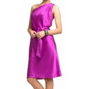 Banana Republic Fuchsia 100% Silk Dress